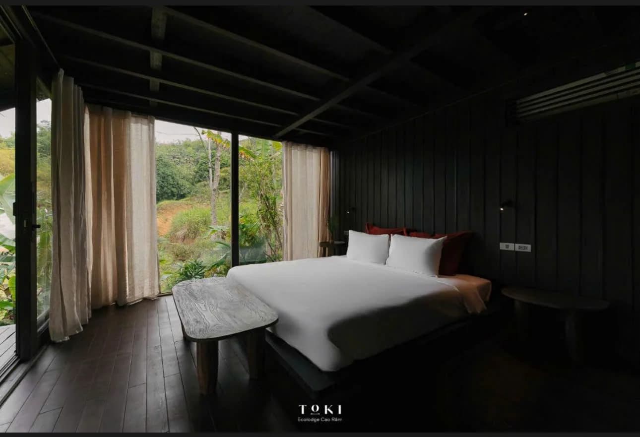 Toki Ecolodge — Phòng ngủ nhìn ra thung lũng